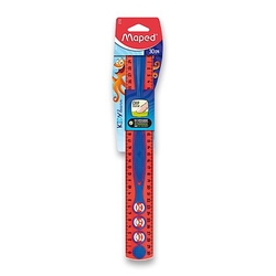 Pravítko Maped Kidy Learn  - 30 cm, mix barev