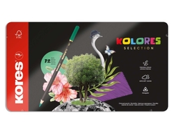 Kores trojhranné pastelky Kolores Selection 72ks