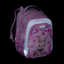 Školní batoh pro holky Bagmaster Lumi 25 A - králíček - malý set