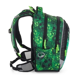 Školní batoh pro kluky Bagmaster Lumi 25 B - fotbal - malý set