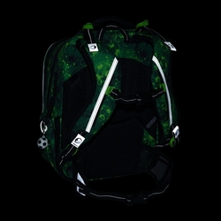 Školní batoh pro kluky Bagmaster Lumi 25 B - fotbal - malý set