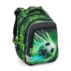 Školní batoh pro kluky Bagmaster Lumi 25 B - fotbal