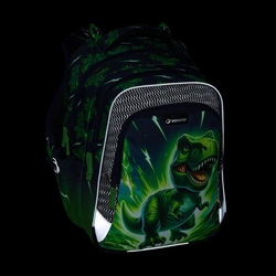 Školní batoh pro kluky Bagmaster Lumi 25 C - dinosaurus - malý set - kopie