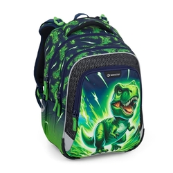 Školní batoh pro kluky Bagmaster Lumi 25 C - dinosaurus - malý set