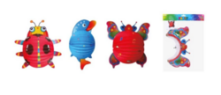 Lampion koule 24 cm ZVÍŘÁTKO 