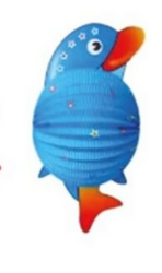 Lampion koule 24 cm ZVÍŘÁTKO 