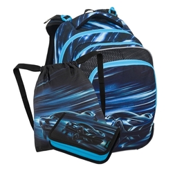 Školní batoh pro kluky Bagmaster Beta 25 B - auto - malý set