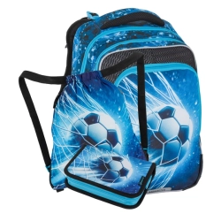 Školní batoh pro kluky Bagmaster Beta 26 C - Fotbal - malý set 