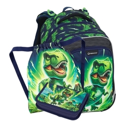 Školní batoh pro kluky Bagmaster Lumi 25 C - dinosaurus - malý set