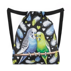 Školní batoh pro holky Bagmaster Beta 24 A - andulky - malý set