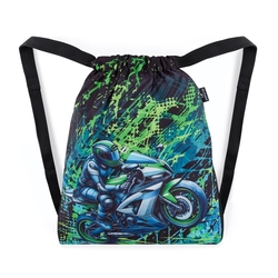 Školní batoh pro holky  Bagmaster Dopi 25 B - motorka - malý set