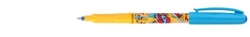 Školní pero TORNADO Boom 2675, Barva Modré víčko, žluté tělo