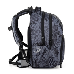 Studentský batoh pro kluky Bagmaster Zipster 25 B - šedý