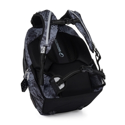 Studentský batoh pro kluky Bagmaster Zipster 25 B - šedý