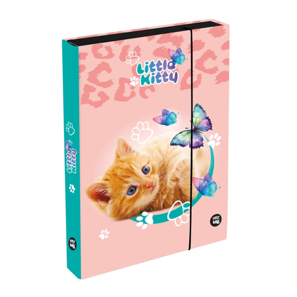 Školní box na sešity  Karton P+P A5 Jumbo -  Kočka