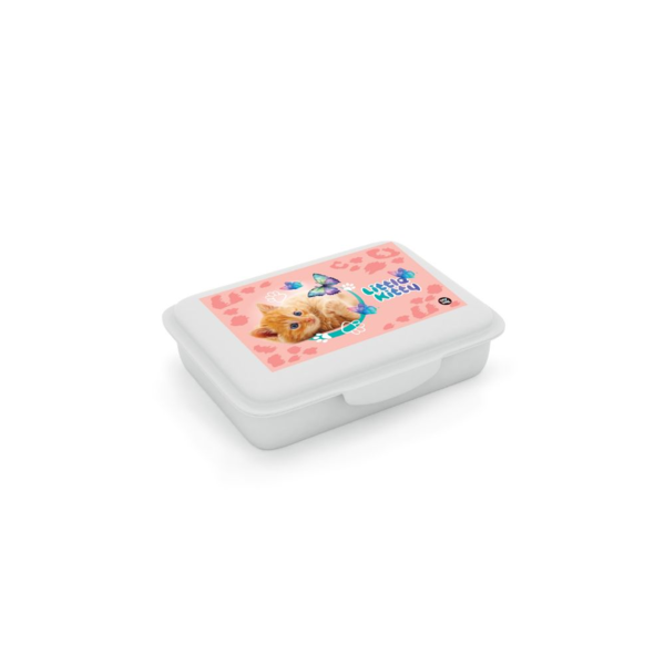 Box na svačinu s přihrádkou Karton P+P - Kočka