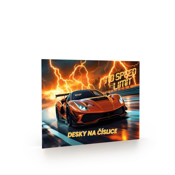 Desky na číslice, Karton P+P - Auto