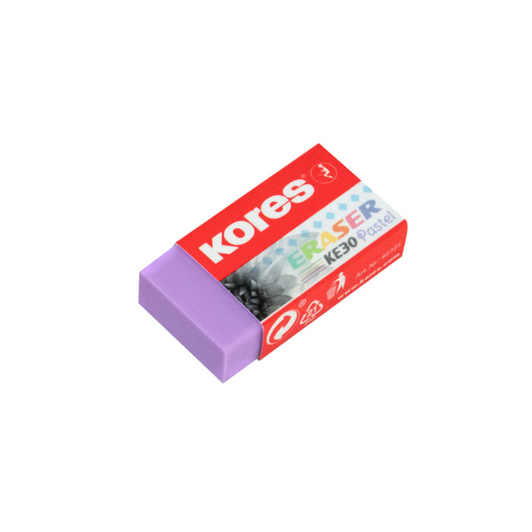 Kores Pastel SET – ořezávátko, 2 tužky, pryž