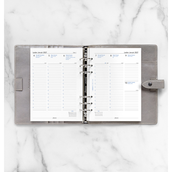 Náhradní náplň do Diáře Filofax 2027 - A5 týdenní