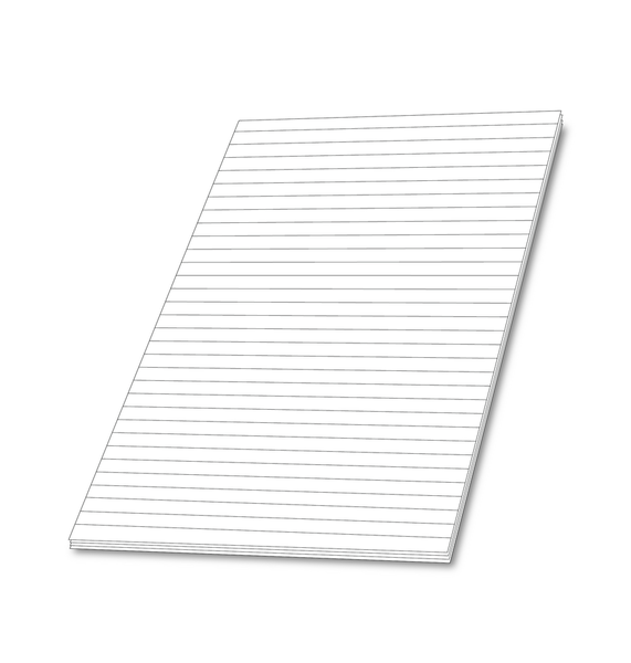 Náhradní náplň Notes do zápisníku A5 - linkovaná 100 listů