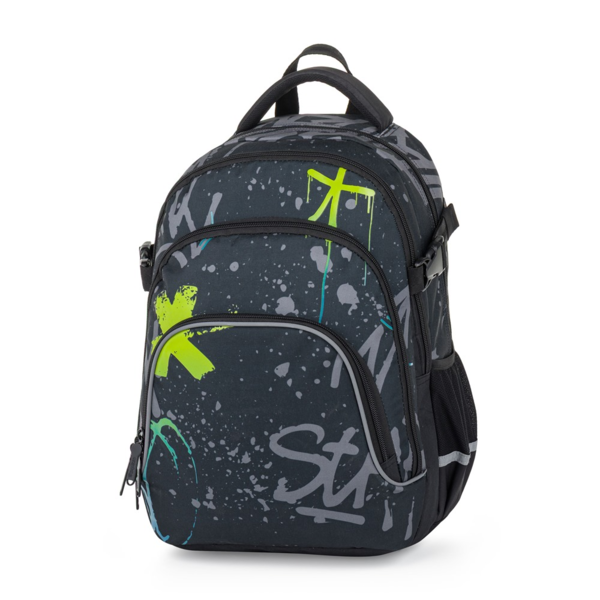 Studentský batoh Karton P+P - OXY SCOOLER Graffiti blue