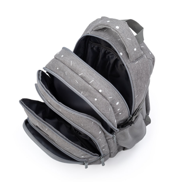 Studentský batoh Karton P+P - OXY SCOOLER  Grey geometric