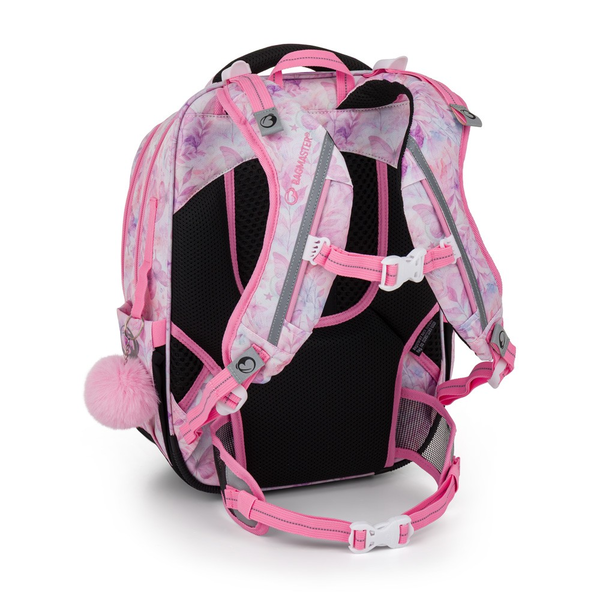 Školní batoh pro holky Bagmaster Beta 26 B - Jednorožec - malý set 
