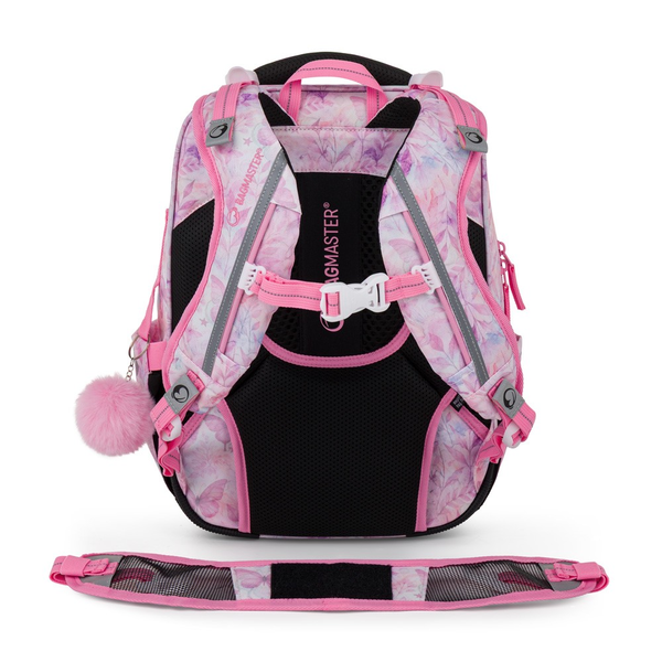 Školní batoh pro holky Bagmaster Beta 26 B - Jednorožec - malý set 