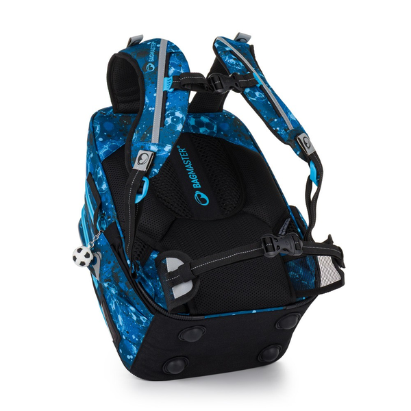 Školní batoh pro holky Bagmaster Beta 26 C - Fotbal - malý set 