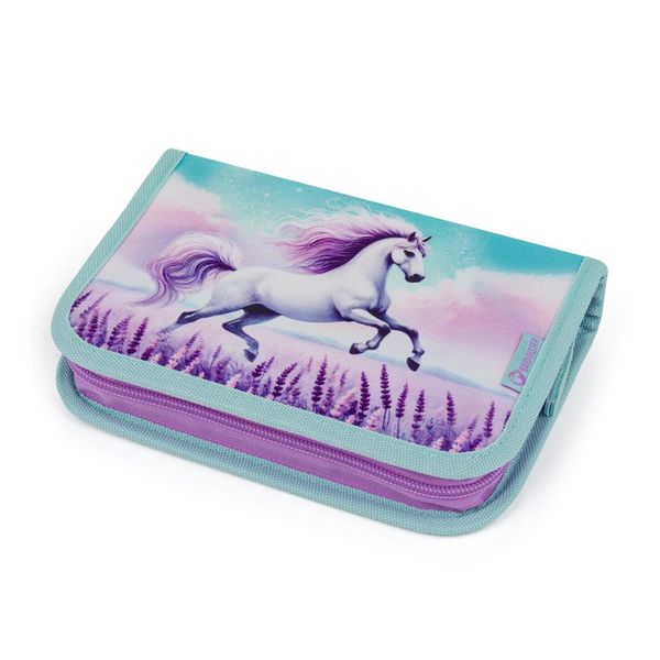Školní batoh pro holky Bagmaster Lumi 26 A - kůň - malý set  