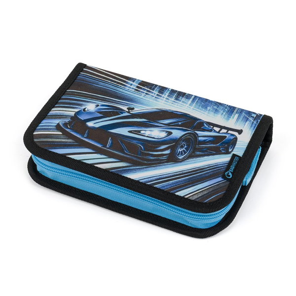 Školní batoh pro kluky Bagmaster Lumi 26 C - auto - malý set 