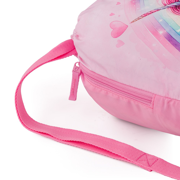 Školní batoh pro holky Bagmaster Beta 26 B - Jednorožec - malý set 