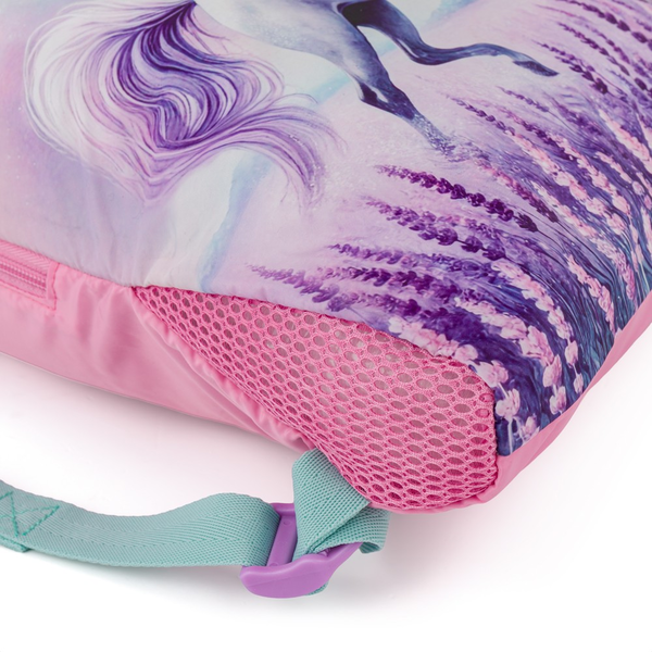 Školní batoh pro holky Bagmaster Lumi 26 A - kůň - malý set  
