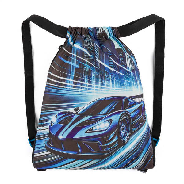 Školní batoh pro kluky Bagmaster Lumi 26 C - auto - malý set 