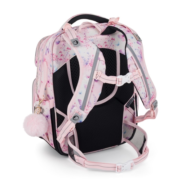 Školní batoh pro holky  Bagmaster Dopi 25 A - motýlci - malý set