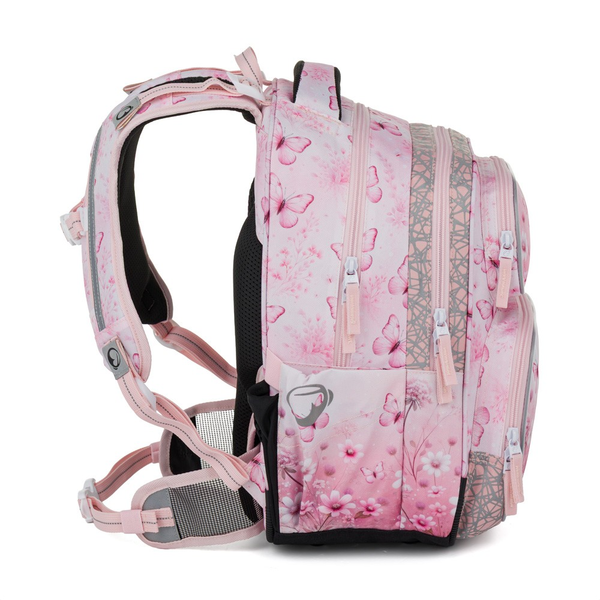 Školní batoh pro holky  Bagmaster Dopi 26 A - kočka - malý set