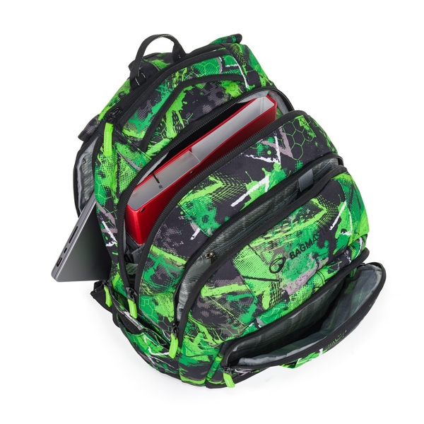 Studentský batoh Bagmaster Lincoln 25 A - green