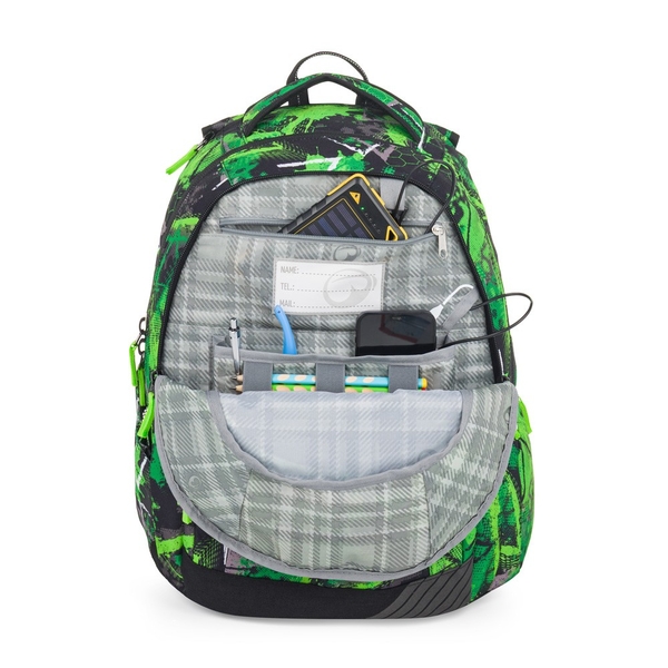 Studentský batoh Bagmaster Lincoln 25 A - green