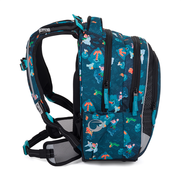 Školní batoh pro prvňáčky Bagmaster Lumi 24 E - malý set -