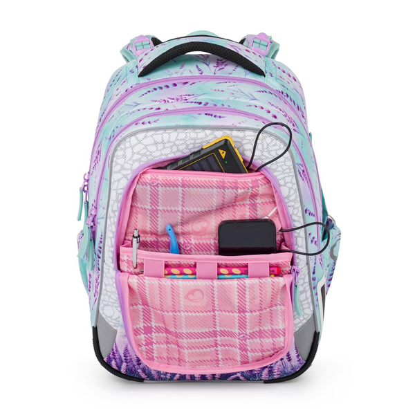 Školní batoh pro holky Bagmaster Lumi 26 A - kůň - malý set  