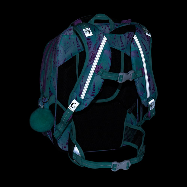 Školní batoh pro holky Bagmaster Lumi 26 A - kůň - malý set  