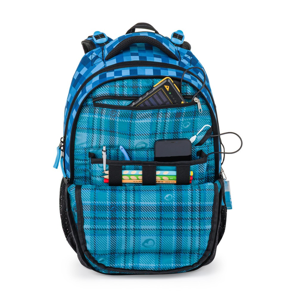 Studentský batoh Bagmaster Porto 26 B set - kostičky