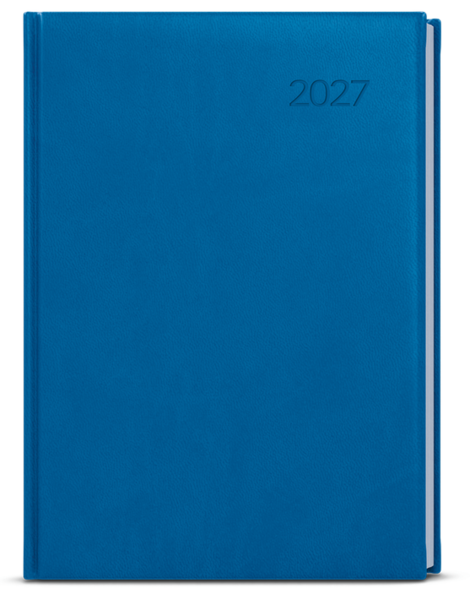 Denní diář 2027 Baloušek - David - Vivella - A5 - jasně modrá